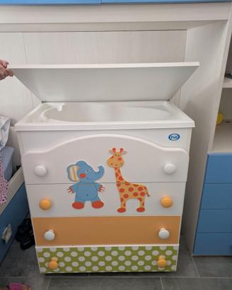 Fasciatoio con cassettiera Gigi & Lele (Pali)