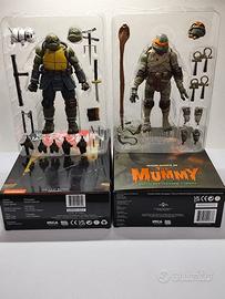 Set di due Action Figure Tartarughe Ninja NECA