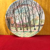 piatto in ceramica d'arte pezzo unico