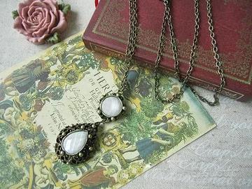 Collana Ciondolo Goccia Victorian Gothic Romantic