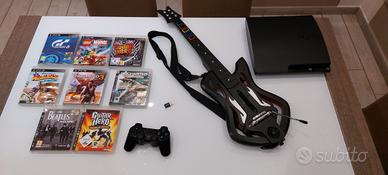 ps3 + giochi + chitarra