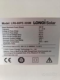 Pannello fotovoltaico 