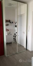 Armadio 2 ante tutto specchio 