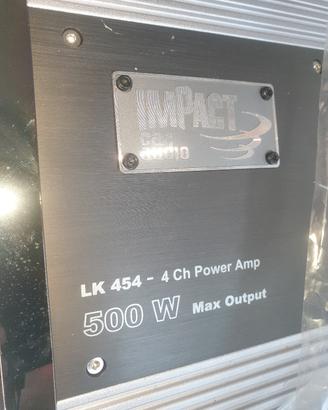 Amplificatore auto Impact LK 454 4 cannali