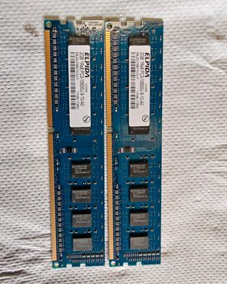 RAM 2x 2GB - DDR3