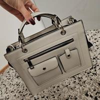 Borsa bianca con tracolla - Zara