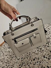 Borsa bianca con tracolla - Zara