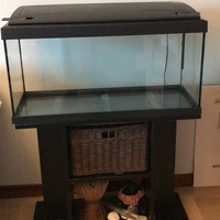 Acquario da 80 litri con mobile ed accessori