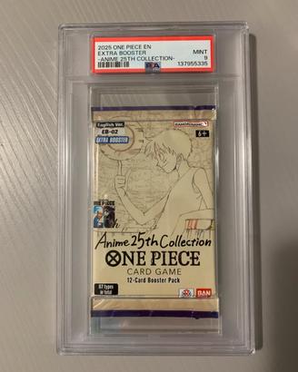 One Piece Booster Pack PSA 9 25th collection EB02