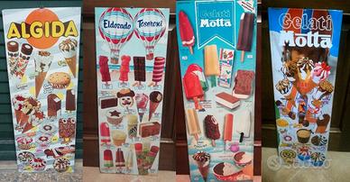 tabelle gelati insegne gelato vintage ORIGINALI