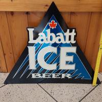 Targa Pub Birra Labatt in metallo