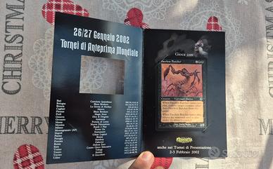 Magic MTG Depliant Torneo Tormento 2002