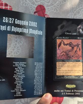 Magic MTG Depliant Torneo Tormento 2002