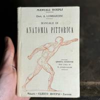 Manuale Hoepli “Anatomia Pittorica” anno 1913