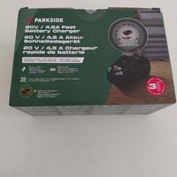 caricabatterie parkside 20v 4,5a con scontrino 