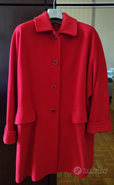 Cappotto donna rosso vintage