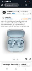 CUFFIE SENZA FILI ANCORA IMBALLATE MOTOROLA BUDS