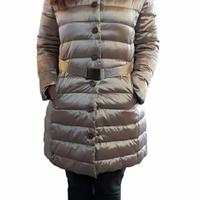 Piumino grigio Beige Firmato Giulia Valli