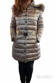 Piumino grigio Beige Firmato Giulia Valli