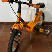 Bici con rotelle Bimbo 14pollici