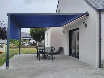 Pergola retrattile a tela PYRITE