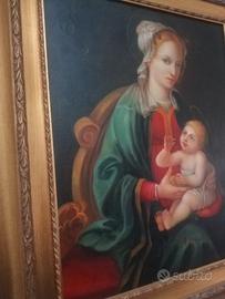 quadro Madonna con bambino 