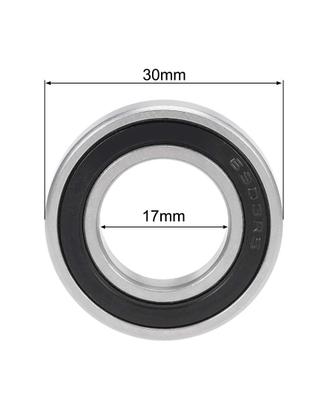 CUSCINETTI 6903-2RS 17x30x7mm PZ 2