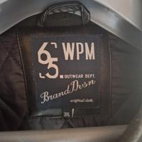 Giubbotto nero in pelle tg.3xL