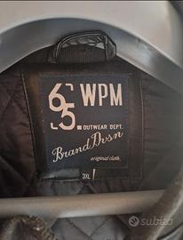 Giubbotto nero in pelle tg.3xL