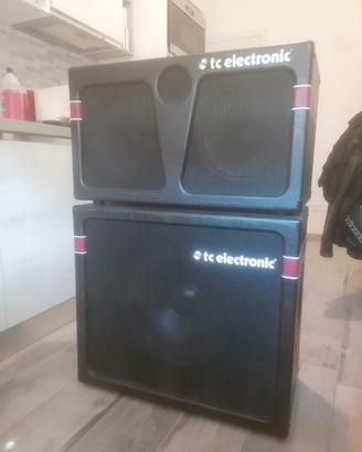 Coppia Casse TC Electronic K-210 e K-115 Perfette!