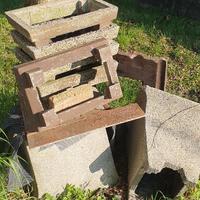 comignoli in cemento rettangolari