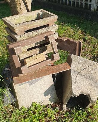 comignoli in cemento rettangolari