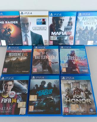 Lotto di 10 giochi PS5