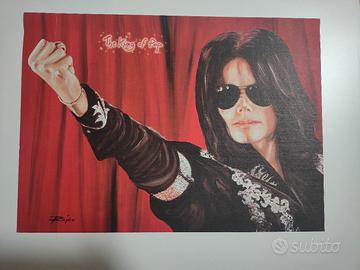 stampa/dipinto Michael Jackson 