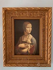 Riproduzione Dama con l’ermellino