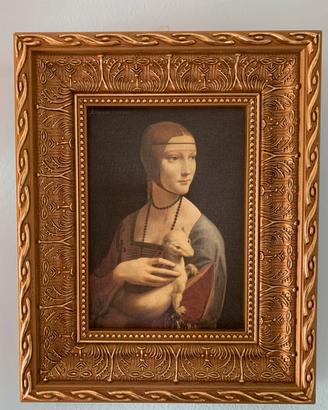 Riproduzione Dama con l’ermellino