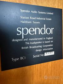 Diffusori Spendor bc1