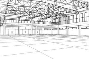 capannone in corso di ristrutturazione