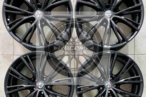 Cerchi 18 neri Alfa Romeo Stelvio Giulietta Giulia