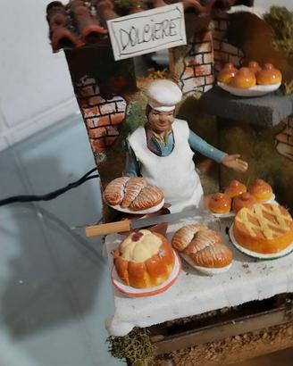 personaggio di presepe in movimento
