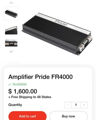 amplificatori pride fr4000