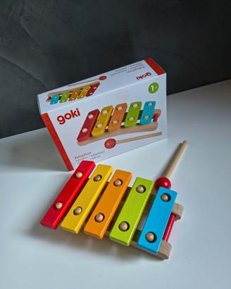 Xilofono in legno Goki per bambini