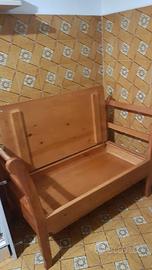 Divano cassapanca 2 posti