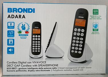 Telefono Cordless Brondi mod. ADARA - Nuovo