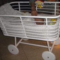 N. 3 Babysanity Culla cesta vimini per neonato