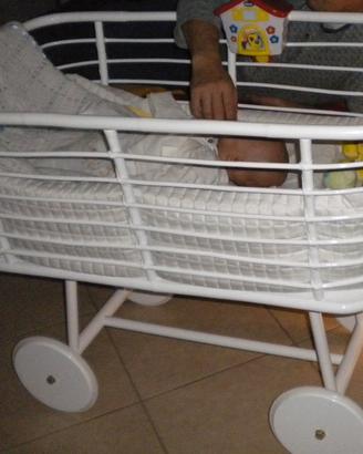 N. 3 Babysanity Culla cesta vimini per neonato