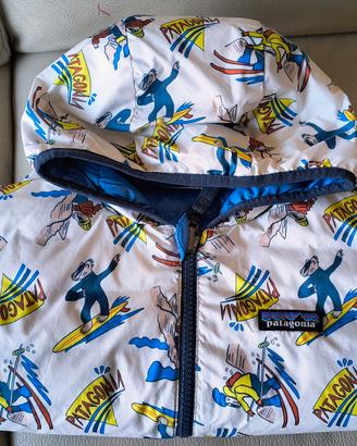 Piumino reversibile unisex Patagonia 2/3 anni