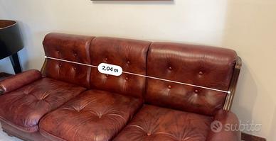 Divano letto 3 posti vintage