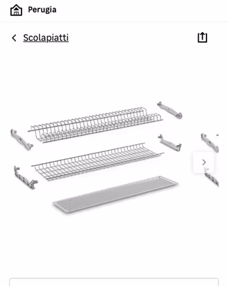 Scolapiatti le Roy merlin nuovo con scontrino