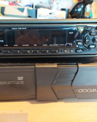 autoradio kenwood con mariner ( caricatore CD)